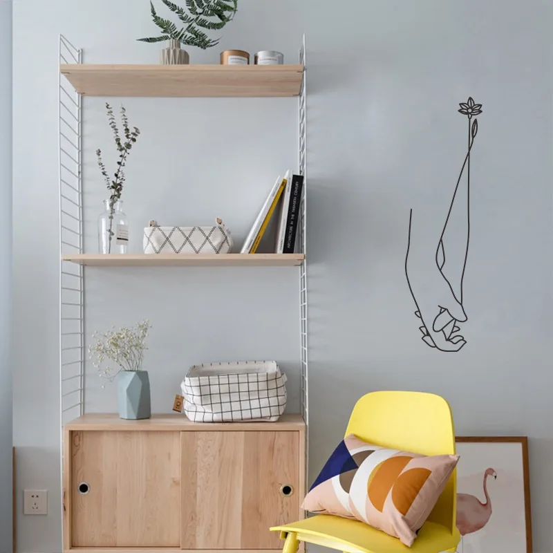 Две руки бумажные настенные наклейки Ins домашний декор | Дом и сад