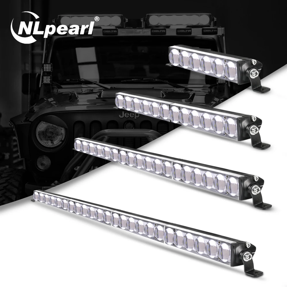 

Nlpearl 7-38inch Light Bar/Work Light CREE Super Bright LED Light Bar 5D 12V 24V LED Work Light for Truck Boat UAZ ATV SUV 4x4