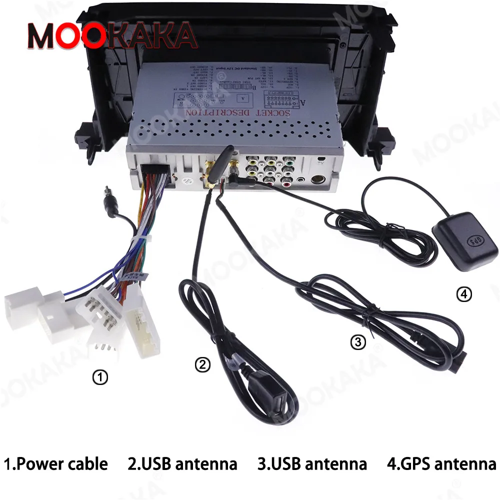 

2 Din Stereo Receiver Car Radio Head Unit Audio For Toyota Highlander 2013-2018 Android Car Navigator Multimedia Player Free Map