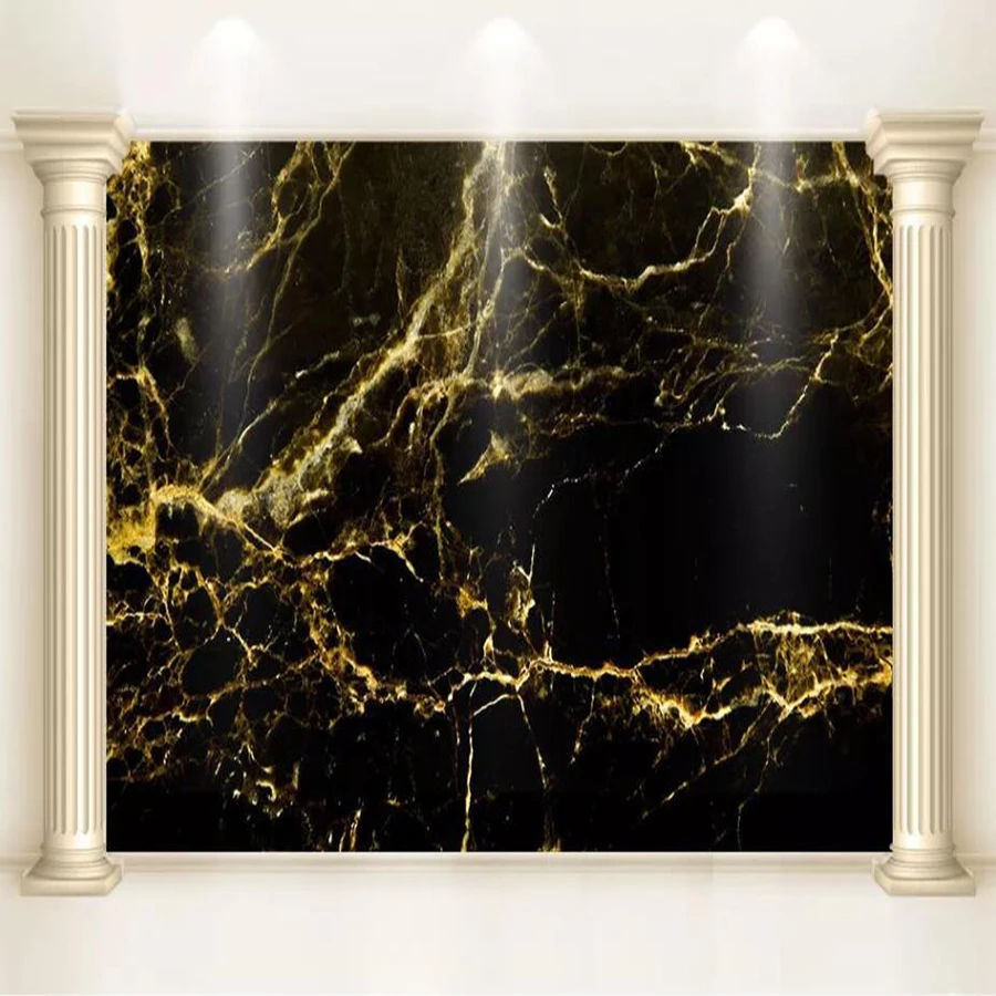 Milofi на заказ большие 3D Настенные обои золотые роскошные красивые абстрактные