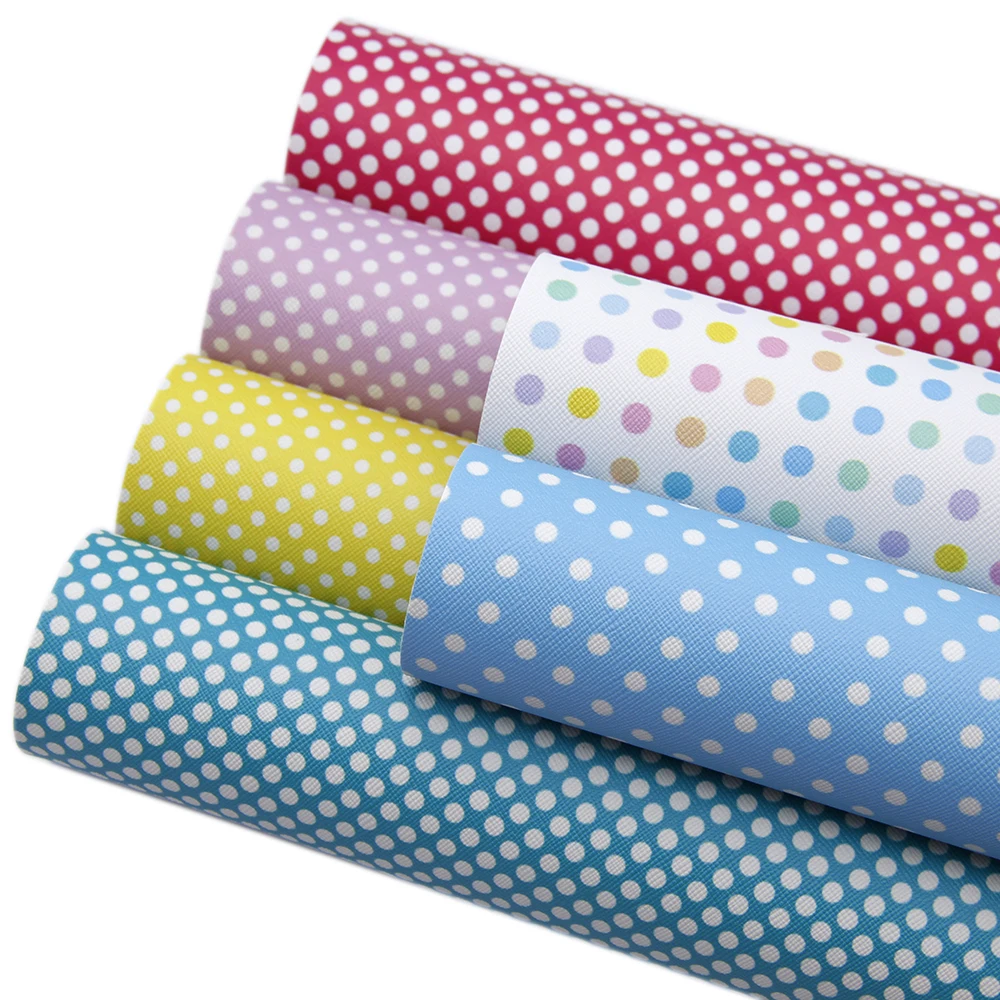 Давид аксессуары 20*34 см точка искусственная Синтетическая кожаная ткань бант для волос diy украшения ремесла 1 шт, 1Yc3602