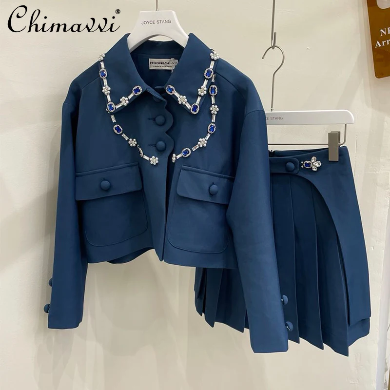 

Новинка Осень 2021, новый японский стиль в стиле Харадзюку, новый студенческий костюм для девушек, куртка, Женский модный костюм из двух предм...