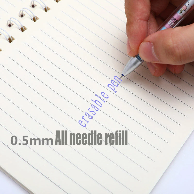 Ручка с щеточкой Mo Easy нейтральный карандаш черно синий студенческий со стразами