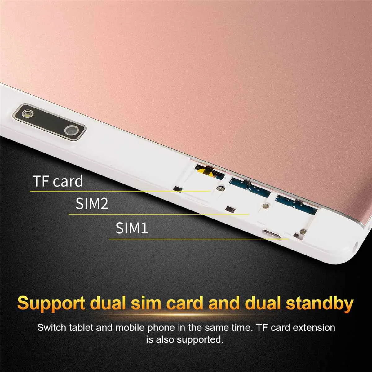 10,1 дюймов HD планшетный ПК 6+ 128 ГБ 9000 мАч gps Wi-Fi bluetooth 4,0 Pad android 8,0 tab две камеры/SIMs Восьмиядерный 3G вкладка вызова