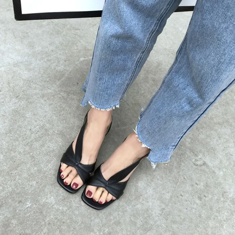 Smile Circle/commuter/женская летняя обувь для банкета со стразами на не сужающимся книзу