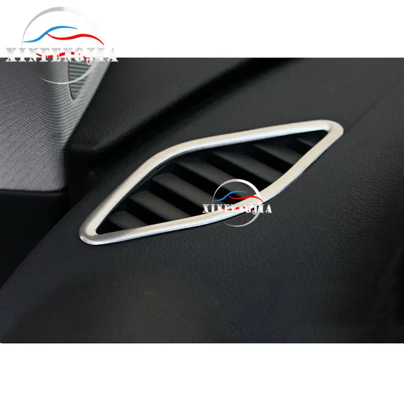 For Audi A3 15-17 2x Stainless Front Dashboard Air Outlet Vent Frame Cover Trim | Автомобили и мотоциклы