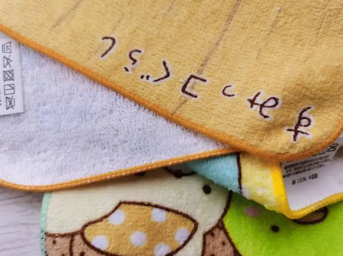5 шт./компл. мультяшный аниме Sumikko Gurashi стильные банные полотенца хлопковый