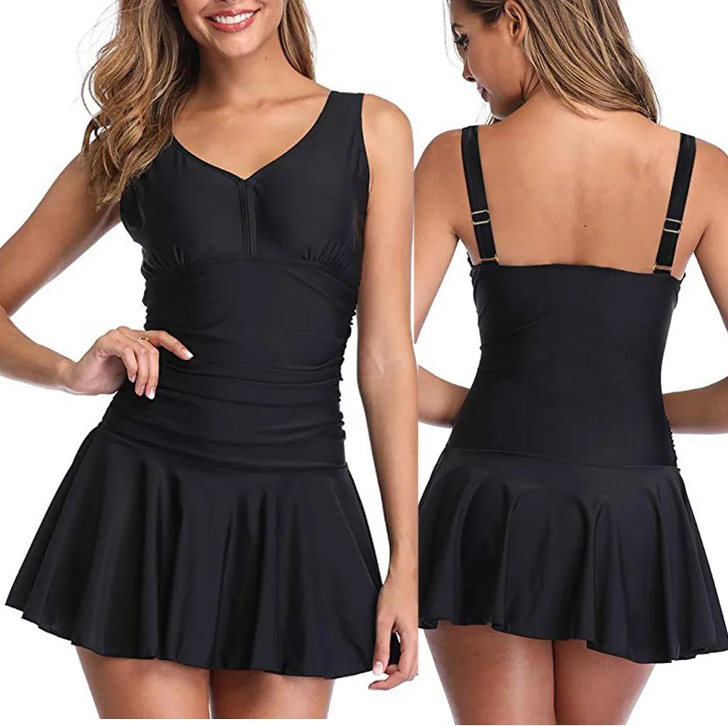 Для женщин купальный костюм 2021 размера плюс принт Купальник Одна деталь для