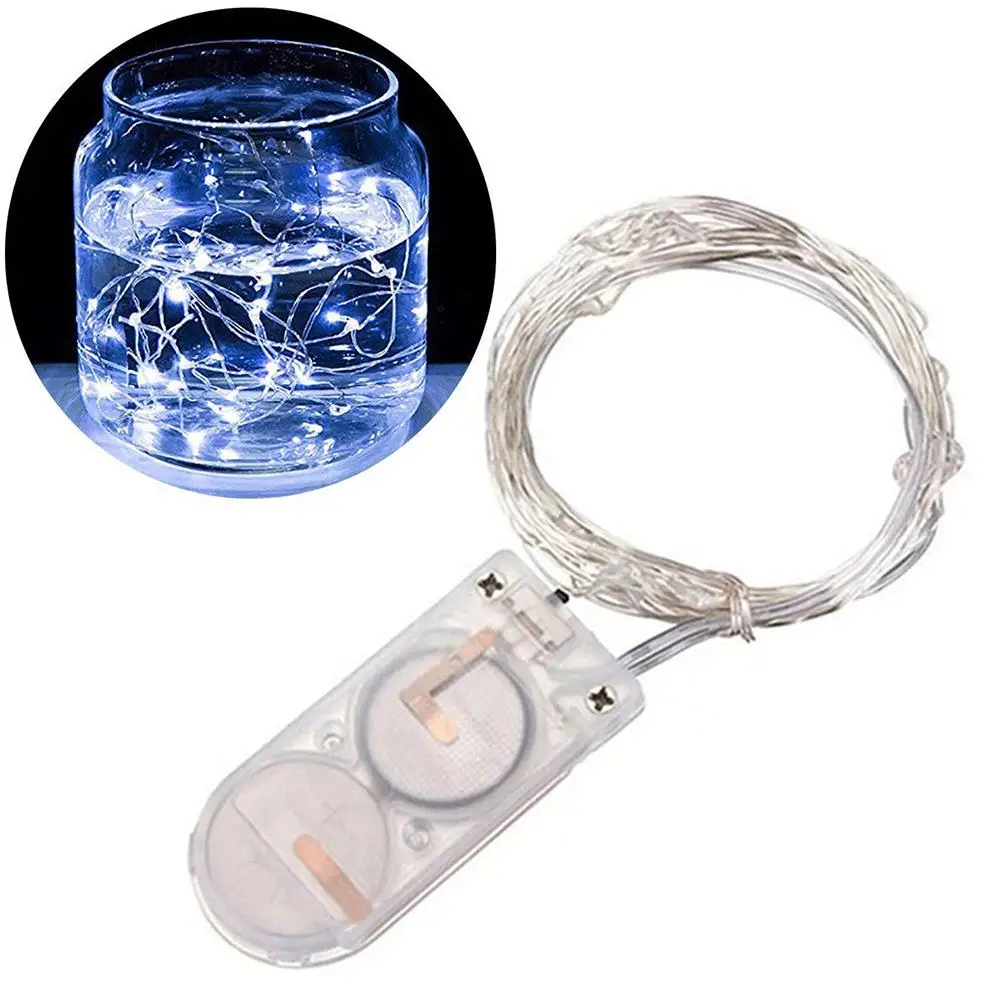

Led Fairy Lights 10LED Outdoor Landscape Lamp Festival Fairy Light Durable Copper Wire 1M Garden Yard Romantic Super Bright