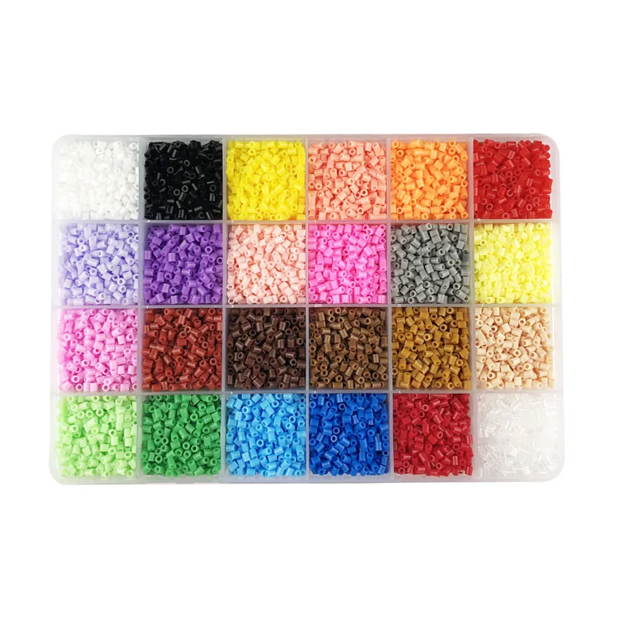 24 цвета 13000 шт 2,6 мм Хама бусины образование perler PUPUKOU бусины гарантия качества предохранитель бусины diy игрушка