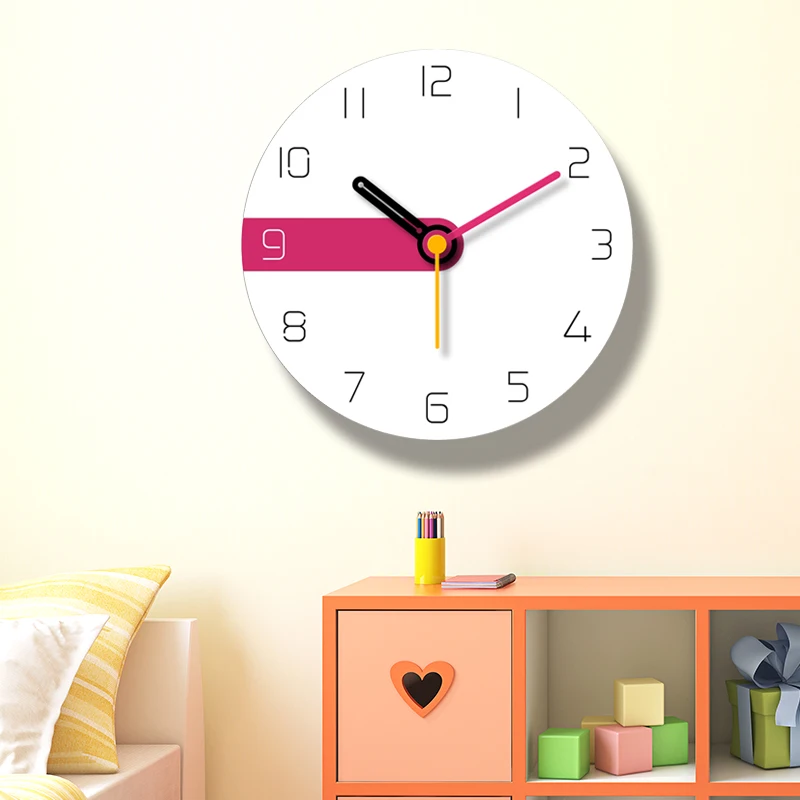Белые креативные настенные часы в современном скандинавском стиле Арт кварцевые