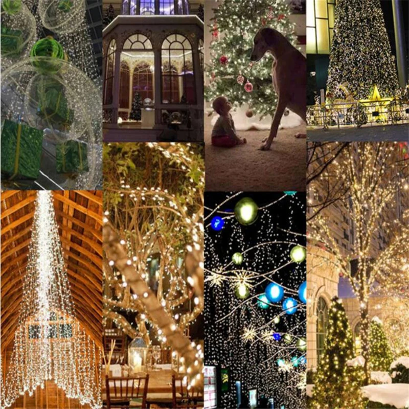 

Solar Light String Outdoor Decorative Festival Waterproof Copper mini Fairy String Light Lamp for Home Wedding Operated Lanter