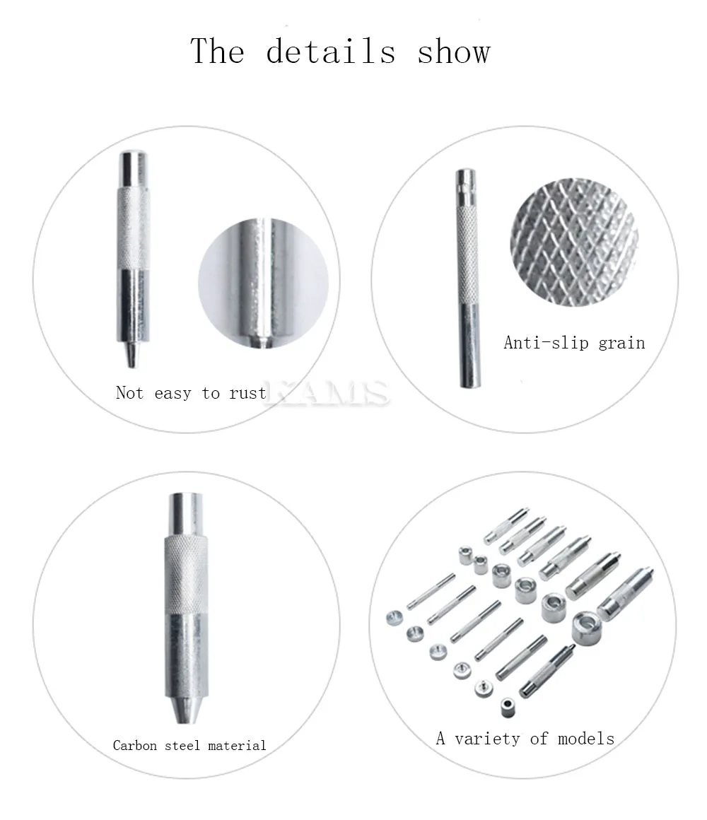 1 комплект ювелирных изделий ручной работы металлические люверсы Mold инструмент 3