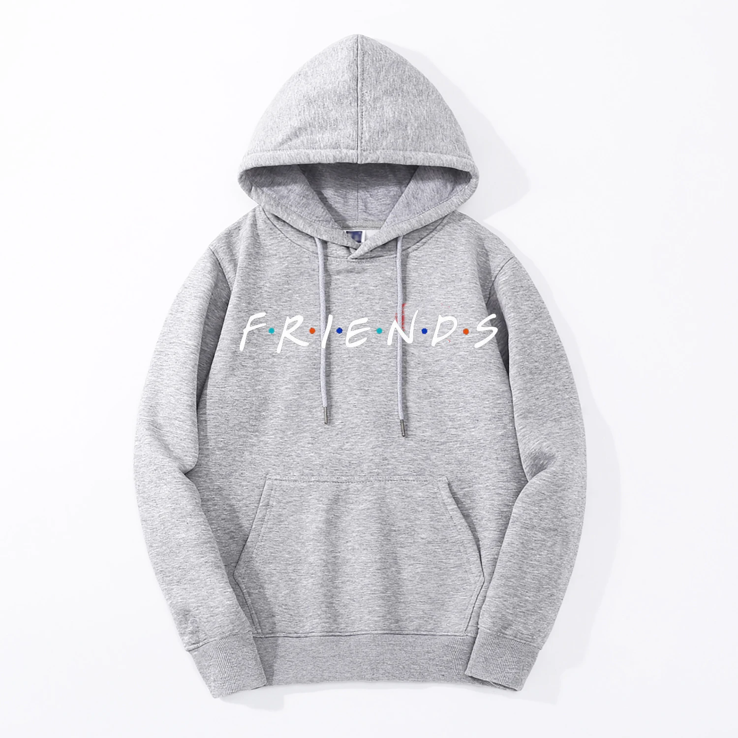 Friends Tv Shows women hoodies pink clothing harajuku ulzzang student Sweatshirt hood Oversized female Graphic hop streetwear