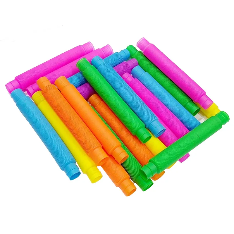 7 шт. пластиковые трубки-антистресс для детей и взрослых | Игрушки хобби