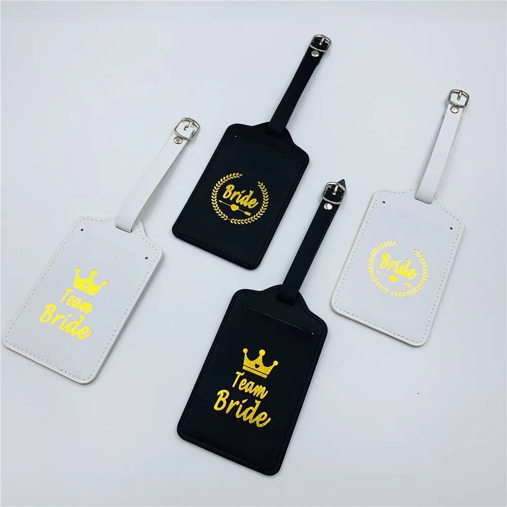 Багажная бирка для девичвечерние команды невесты кожаный чемодан IDAddres