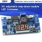 LM2596 BUCK 3A DC-DC Регулируемый понижающий модуль питания + синий светодиодный вольтметр