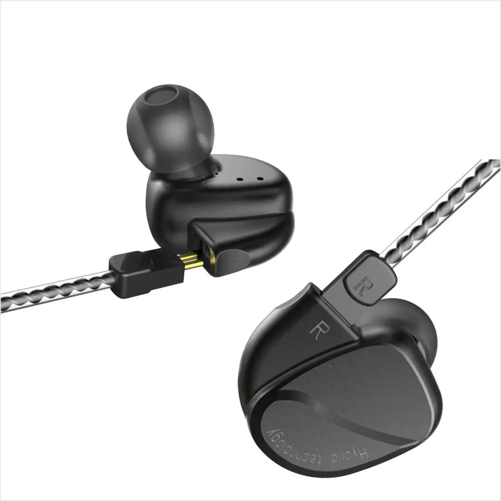 Затычки для наушников BQEYZ K2 2DD + 2BA металлические наушники вкладыши с