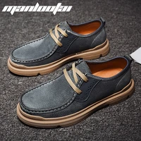 2021 hot sale high quality cow leather men casual shoes breathable loafers shoes for men fashion flats luxury shoes manlootai