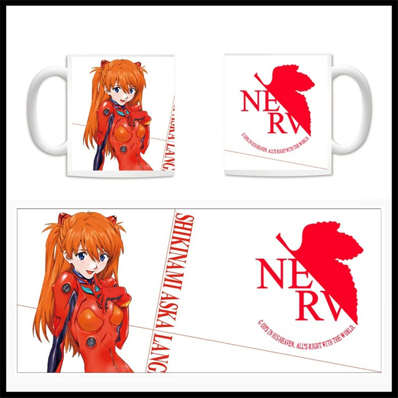 Красивая керамическая кружка/чашка для воды/чашка из аниме/неоновый gensis Evagenlion