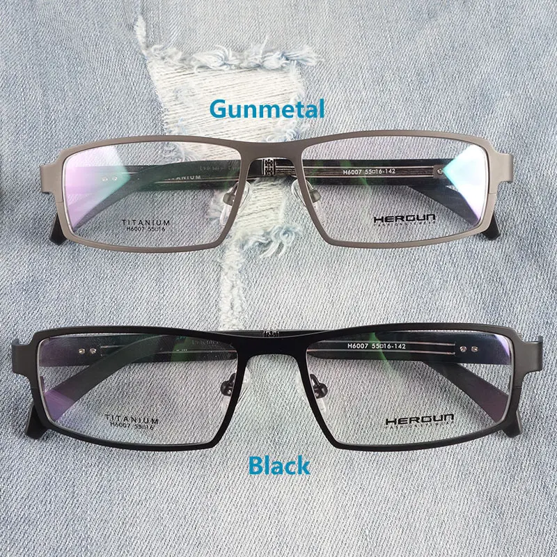 Титановые очки по рецепту для мужчин близорукость/дальнозоркость/астигматизм |