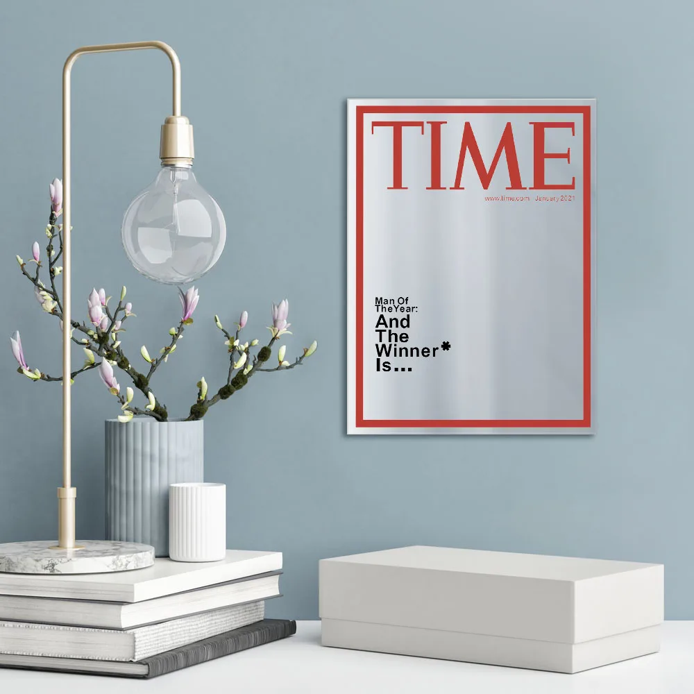 Время обложки журналов зеркало Человек года навесное спальня пещера на стену для