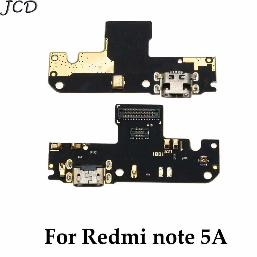 For Redmi note 5A JCD для Xiaomi Redmi note 4x 5A 5 6plus S2 7 note 5A 7 5 6 iPad Pro микрофонный модуль+ зарядка через usb Нижняя плата Flex кабель Разъем - Цвет: For Redmi note 5A