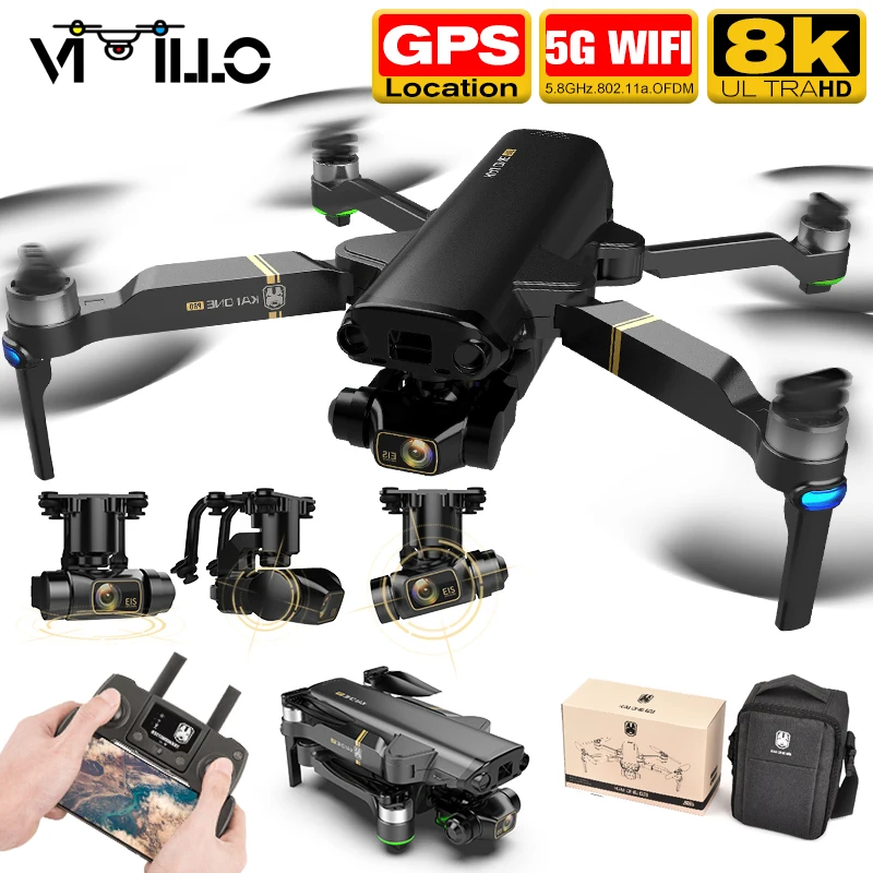 kai одну новую gps 4k drone 3 осевой и порта