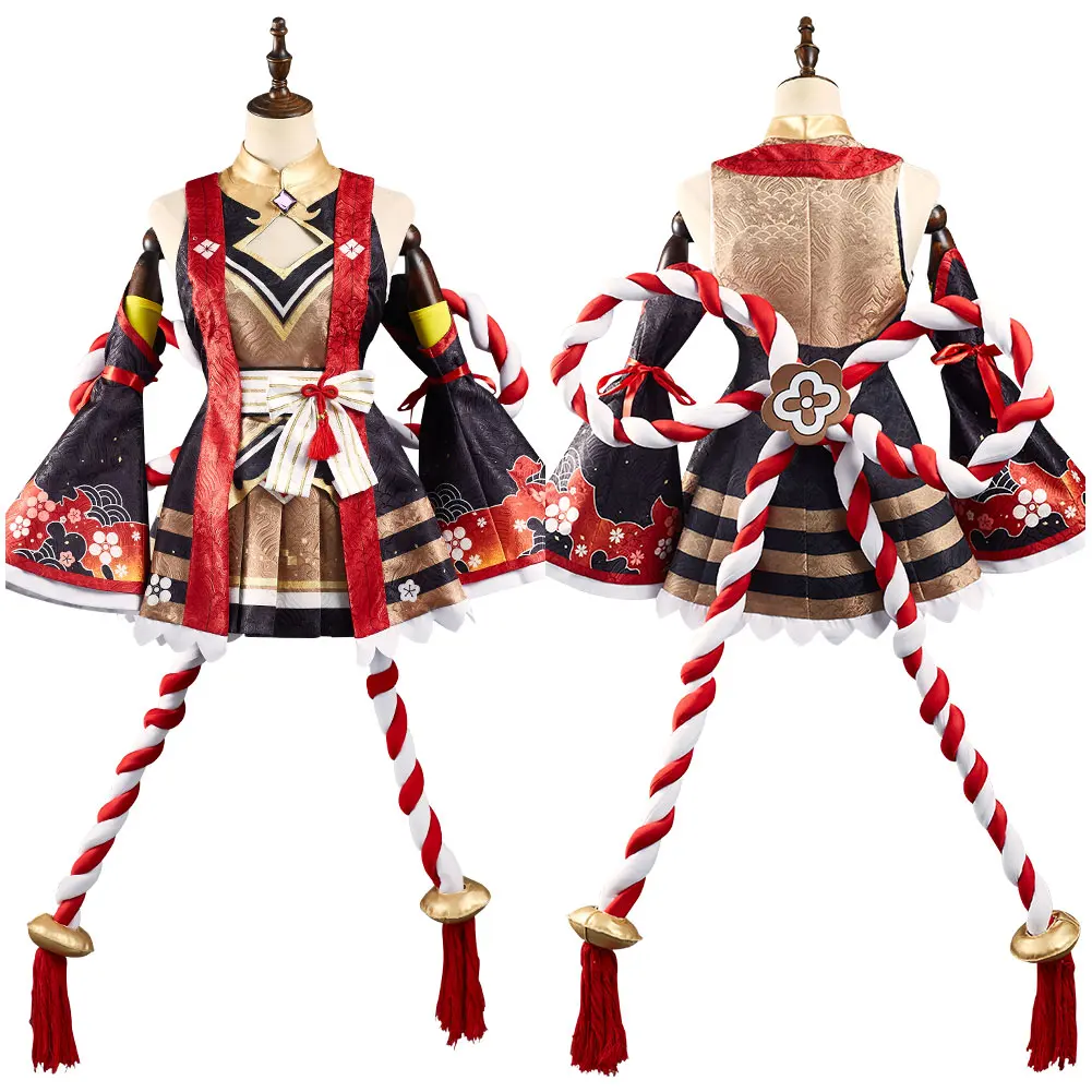 

Anime Pretty Derby Cosplay Kitasan Black Costume Outfits Halloween Carnival Suit