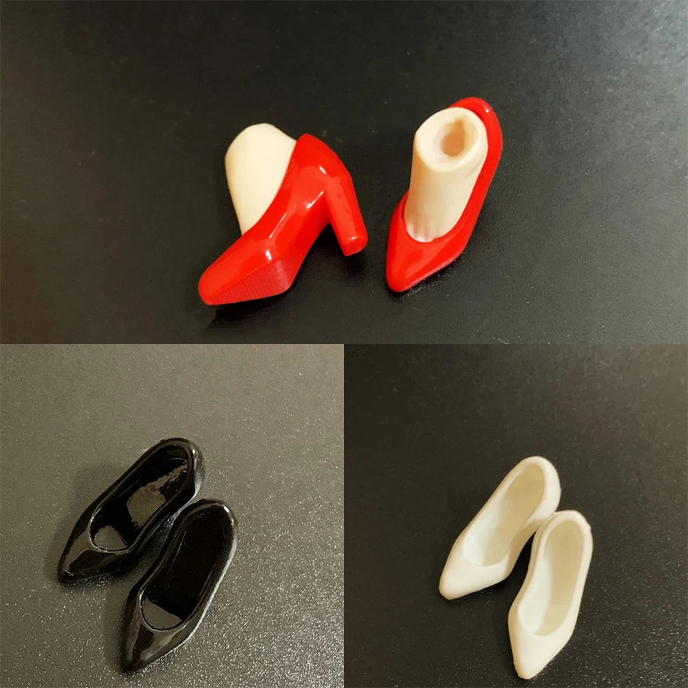 

CJG-P06 1/12 Scale Female Shoes High Heel Shoes Fit for T01 T03 Foot Model Soldier Accessories