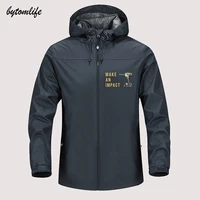 make an impact dewalt classic autumn winter sailing hiking outdoor hooded windproof jacket men top quality soft asian size