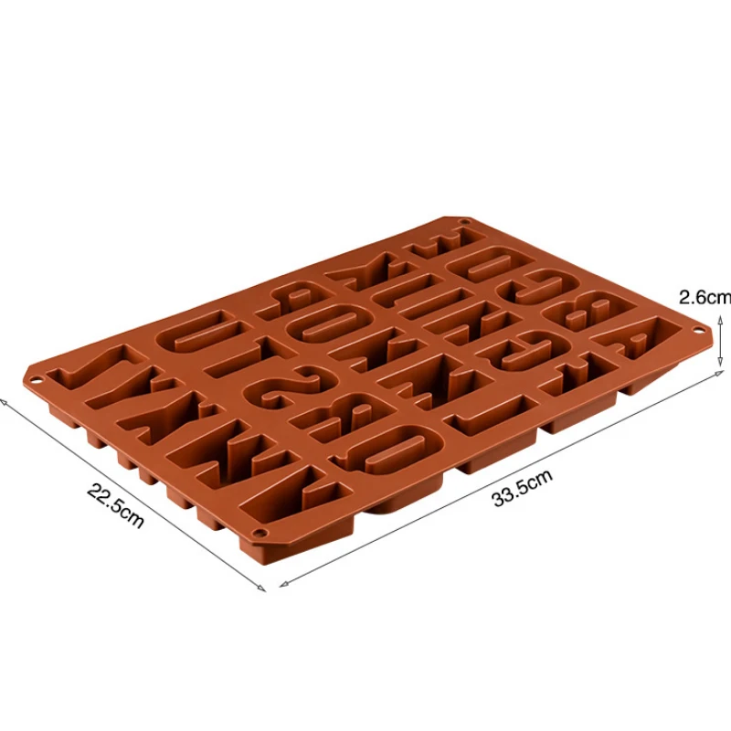 24 дюйма Английский алфавит силиконовая форма для торта пищевой класс