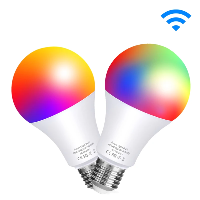 

Wireless Bluetooth Smart RGB Light Bulb Bluetooth Smart Bulb WiFi Home Lighting Led Lamp Changeable Lights Colorful Magic Bulb