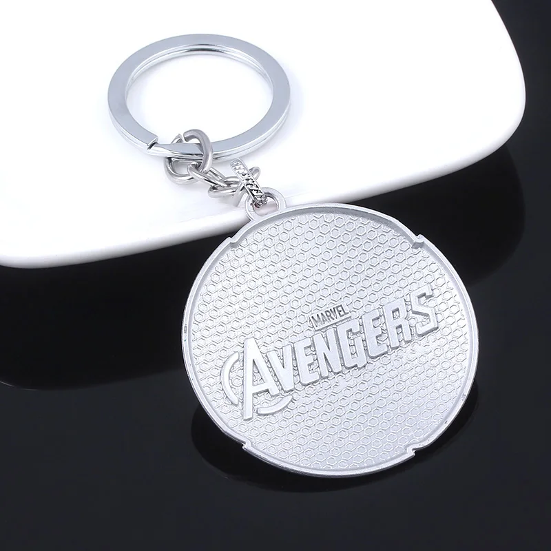 Капитан Америка поврежденный брелок со щитом мстители супергерой Steve Rogers оружие металлический брелок для мужчин и женщин Аксессуары для машины, сумки