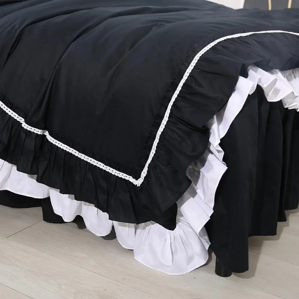 Бесплатная доставка Комплект постельного белья из 100% хлопка в Корейском стиле