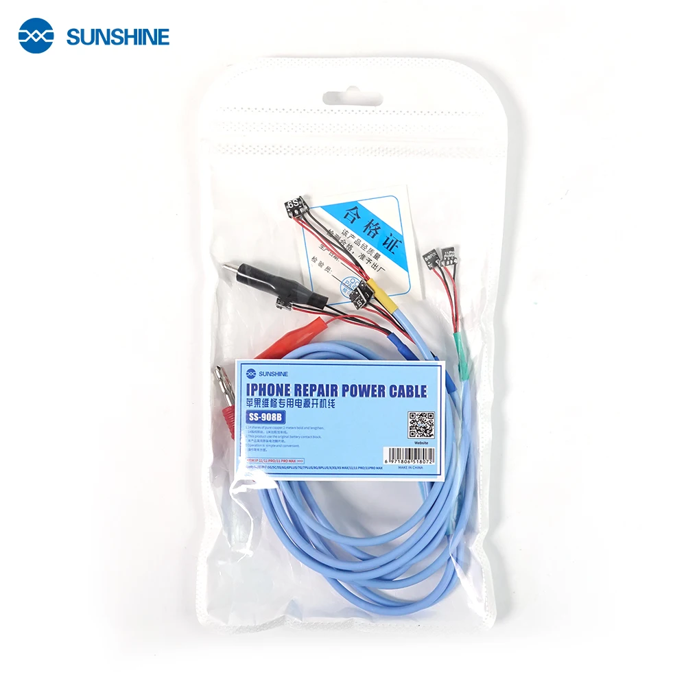 

SS-908B For iPhone 5-11 Smart DC Power Supply Test Line Cable Charging Wire Phone Power Boot Line Motherboard Repair Tools