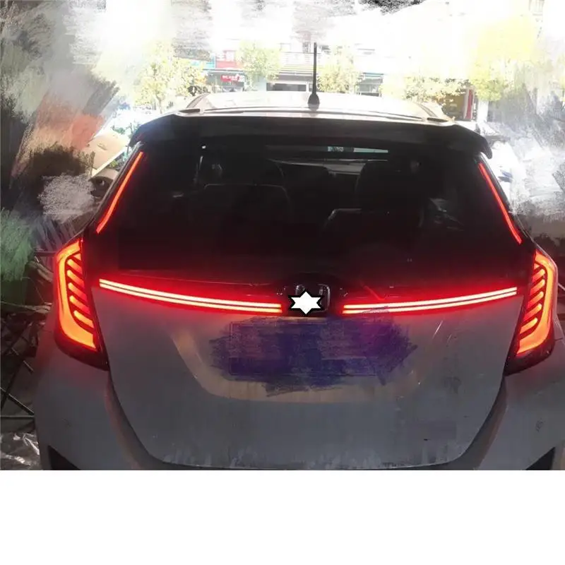 Drl Cob автомобилей Neblineros Led Para Авто Assessoires фары передние противотуманные задние Автомобильные фары в сборе 15 16 17 для Honda Fit