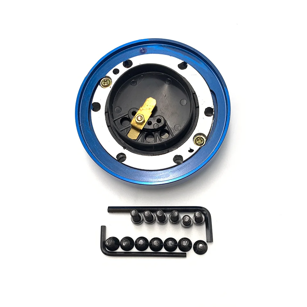 Тонкий быстросъемный 6 отверстий рулевое колесо адаптер ступицы Комплект