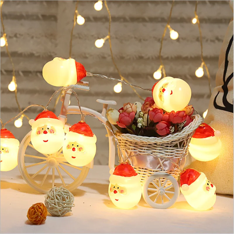 

Santa Claus Snowman LED Lights Christmas Decoration for Home Christmas Tree Decorations christmas ornaments adornos de navidad
