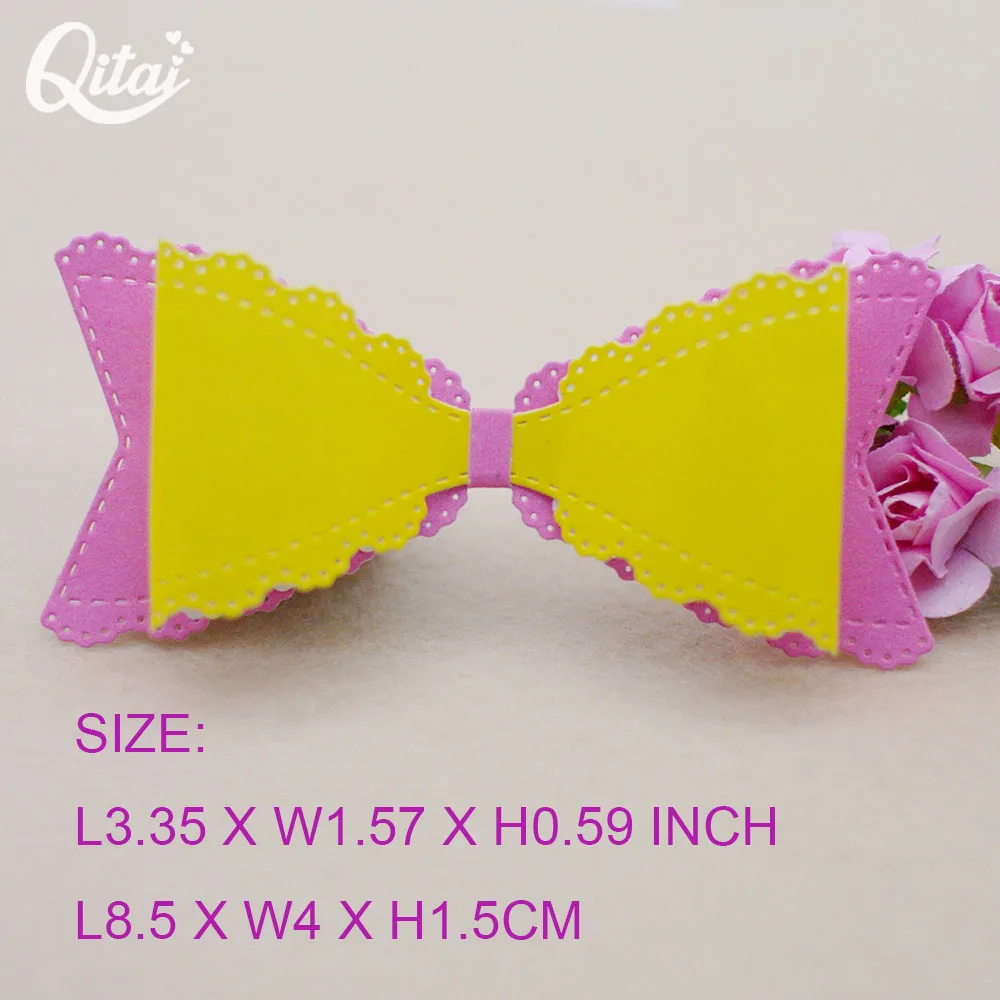 QITAI строительство лук металла резки штампы Новый 2020 декоративный Скрапбукинг