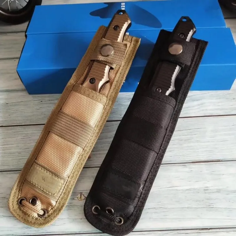 

BM140BK straight knife 154CM fixed blade Knife aluminum alloy Outdoor camping hunting Survival self defense EDC Multi knives