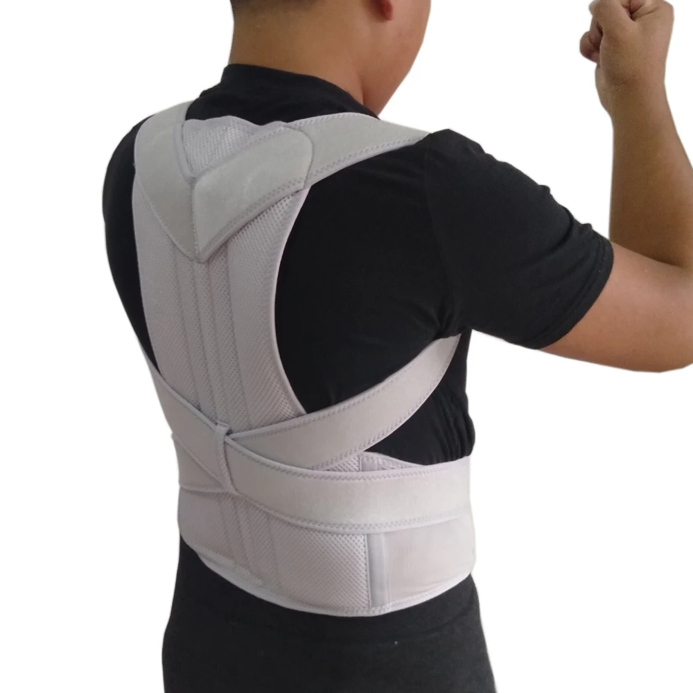 

Back Brace Posture Corrector Keep Spine Safe for Women Men Improve Posture Provide Lumbar Protection Adjustable Elastic Straps