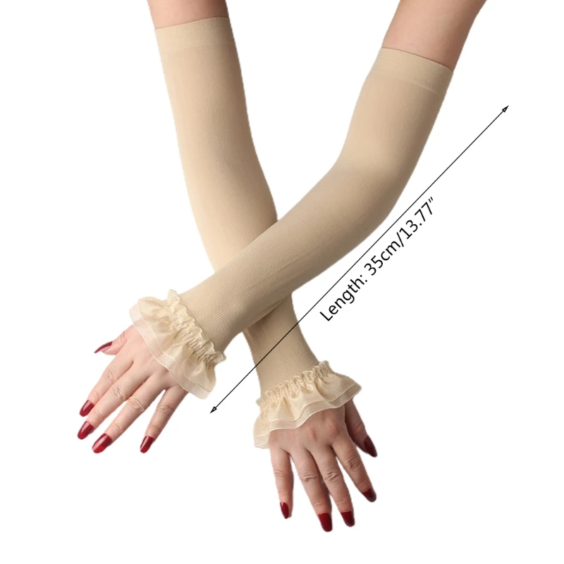 Женские перчатки для вождения с защитой от УФ лучей кружевные сетчатые Лоскутные