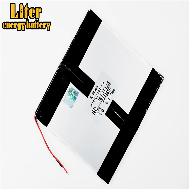 36137125 3 7 V 8000mAH 35125135 полимерный литий ионный/литий ионный аккумулятор для