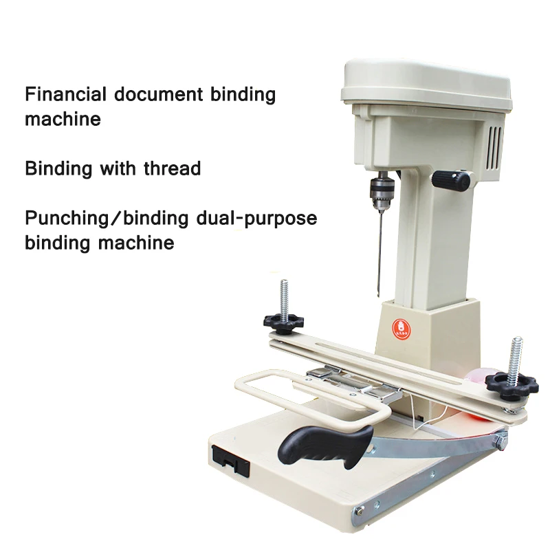 268 Electric Punching Machine Accounting Document Binding Machine With Coil Binding Cutting Machine Paper Trimmer upgrade
