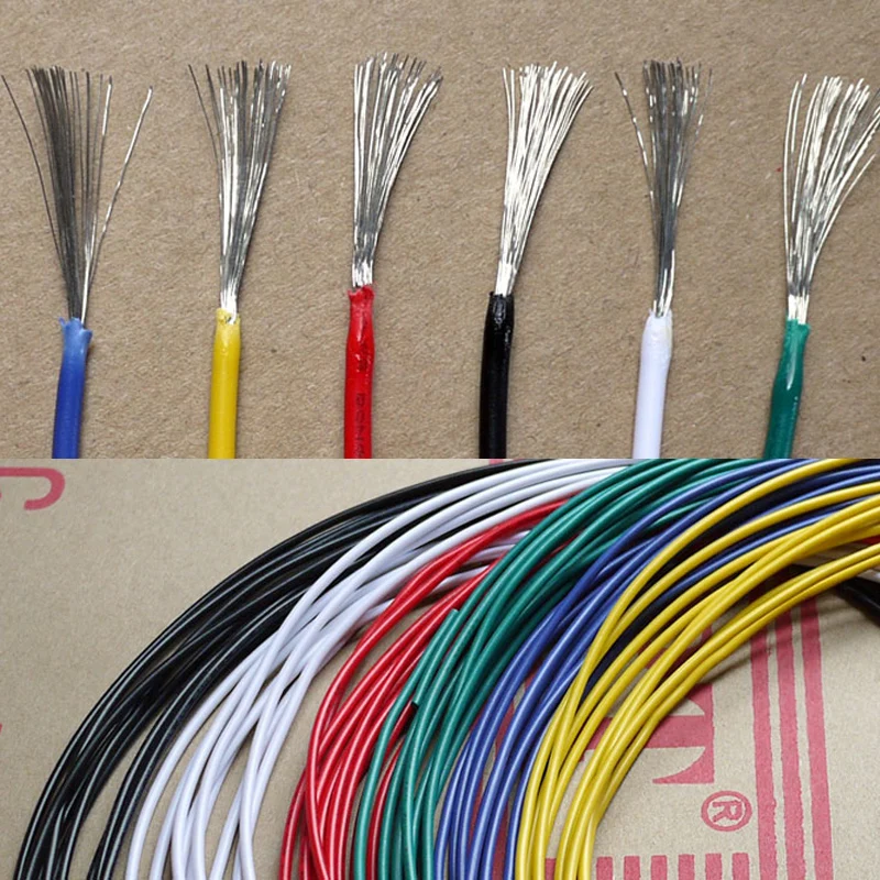 30 метров UL1007 электронный провод 22awg 1 6 мм ПВХ многожильный кабель UL 22 # |