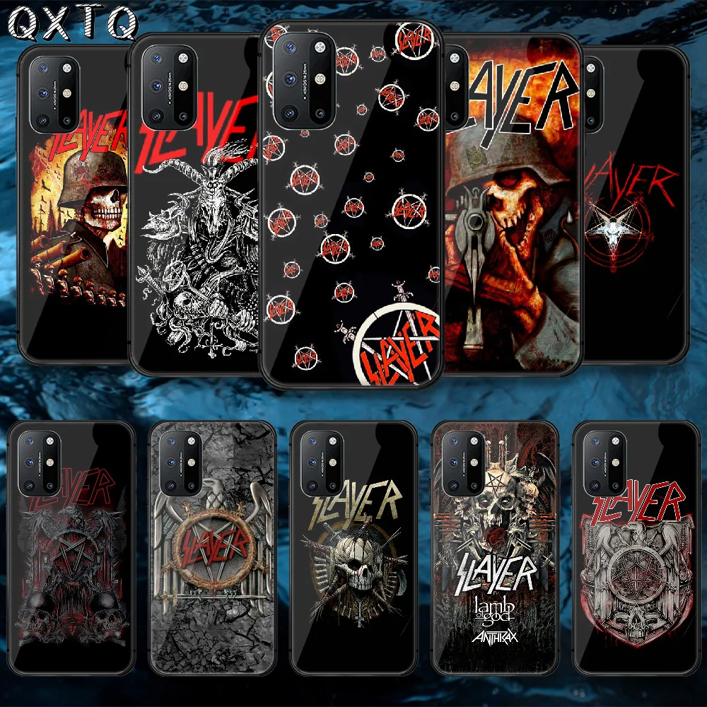 

Rock Band Slayers Tempered Glass Mobile Phone Bag Case Cover For Oneplus Oppo Realme Find X2 3 6 7 8 9 T Pro Nord Gt Neo Prime