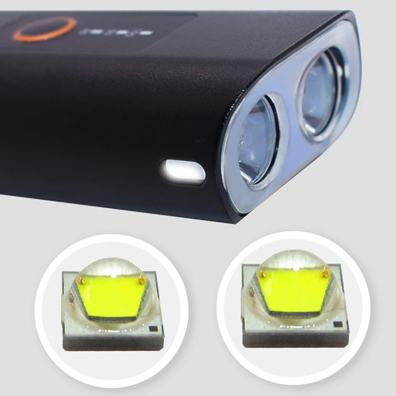 

Bike Front Light USB Rechargeable Headlight 450Lumen Waterproof Front Bicycle Lights Suitable for Mountain Road Bikes
