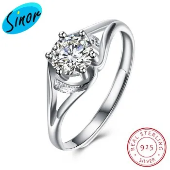 

Sterling Silver Ring Fashion Fashion Ring Shows Women's Temperament SH-R0010