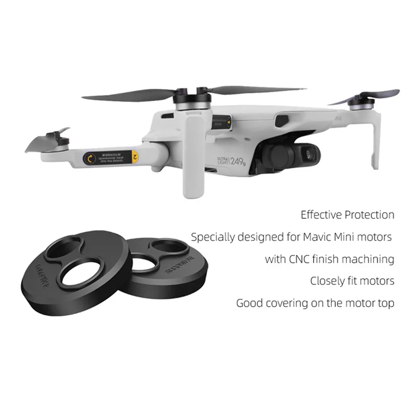4 шт. крышка двигателя металлическая для DJI Mavic Mini Drone Пыленепроницаемая защита